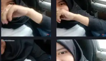OmeTV Hijab Spill Susu di Parkiran