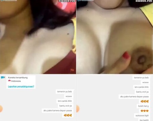 OmeTv Godain Gadis Sampe Mau Spill Tetek